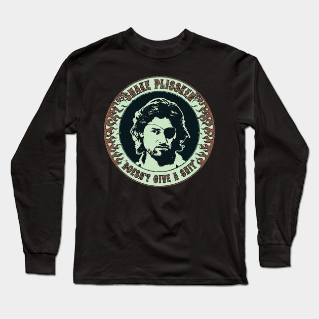 Snake Plissken (doesn't give a shit) Vintage Long Sleeve T-Shirt by CosmicAngerDesign